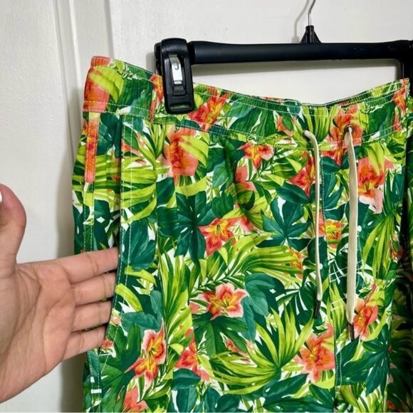 New FAIR HARBOR Hibiscus Swim Shorts in GREEN MULTI XXXL (Waist size 39 - 40) - Picture 7 of 12